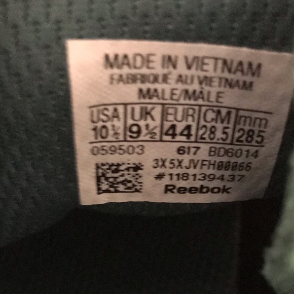 Reebok Classic Leather Green Suede Low Top Shoes - Picture 9 of 9